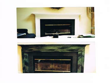 Marbleized Mantel