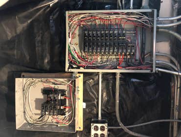 Sub-panel to update code issues for home sale in Highland Park