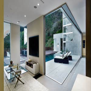 Hollywood Hills Rising Glen Project This is a newly built home in Hollywood Hills above Sunset Blvd