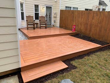 PVC Deck on the ground 1- after
