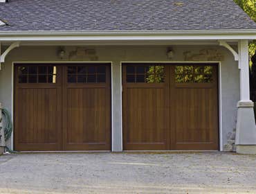 Azusa, CA - New Wooden Garage Doors One of our amazing projects, beautiful new wooden Garage Doors.