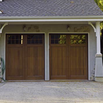 Azusa, CA - New Wooden Garage Doors One of our amazing projects, beautiful new wooden Garage Doors.