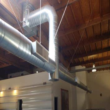 Commercial ducting installatio