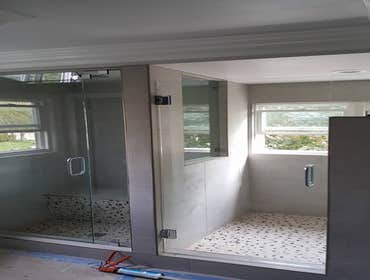 Shower w/ attached Steam Unit