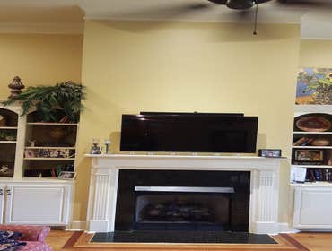 Large remodel project at a home in the Concord Hunt subdivision