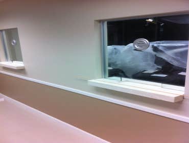 Office cashier's window