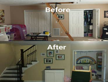 Unfinished Attic Remodel