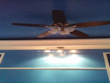 Ceiling fan custom ceilings