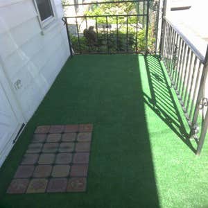 Project photos from Joseph Senese New indoor/outdoor carpet on a porch. Recement around entire porch. Made a concrete form for the bottom step, and...