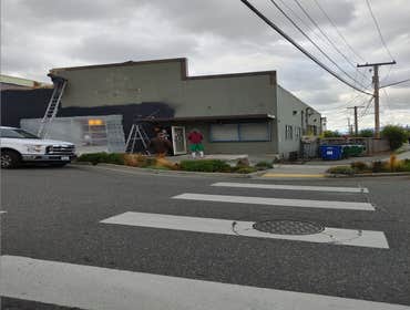 Piece of mind cannabis shop Exterior repaint