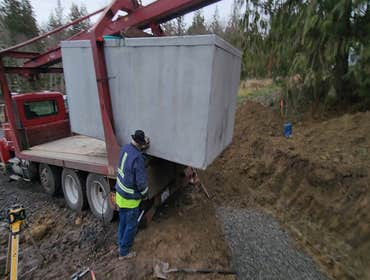 Photos by Salish Excavation & Trucking, LLC #2 500k Sq Ft Site Development. Clearing & Grading. Excavation.