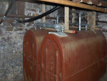 Oil tank removal