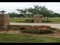Flagstone Columns / Entry