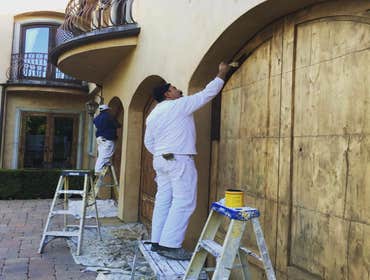 interior decor exterior and interior paint, build out of custom patio cover