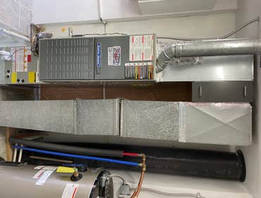 New coil and filter cabinet
