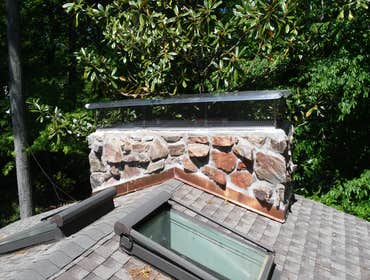 Stone veneer install