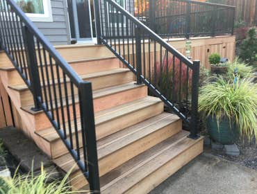 Steps and railing