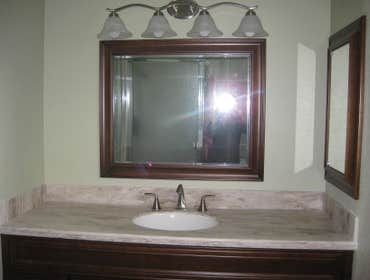 Compton Construction Project 1 Bathroom Remodel. More pictures coming soon.