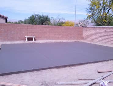 Home Basketball Court Slab