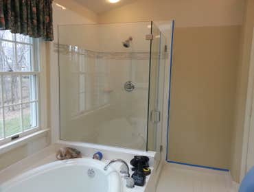 New shower