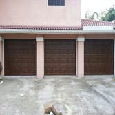 H3000 walnut color garage door