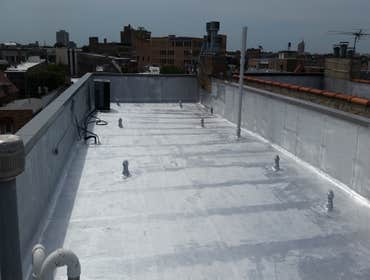 Flat roof Chicago from Jj Construction Enterprises Inc Fixed joists, Replaced plywoods, install new roof.