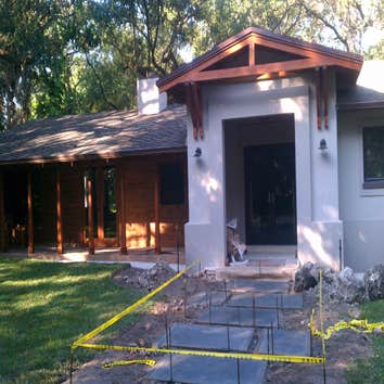 Hammock Residence Beautiful restoration and expansion of historic home included new 1,600s.f. bedroom wing, new kitchen, family room and entry. The ho