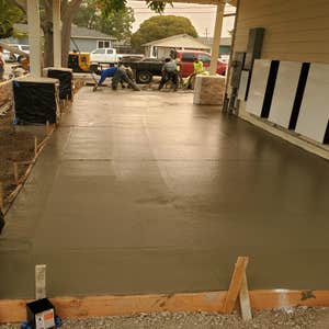 Photos by Silva Engineering Construction #1 Demo, excavate, rock, form, and pour walkway, driveway , and driveway approach for client.