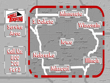 Grell Service Area approximate