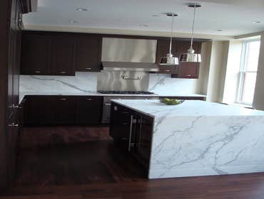 Custom Waterfall island