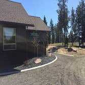 Landscaping around addition