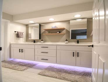 Modern Master/Bath/Powder Room Remodel - Reseda