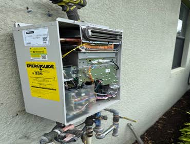 Tankless Water Heater Repair & Gas System Upgrades – Sarasota, FL Prestige Plumbing & Restoration completed a tankless water heater repair and system u
