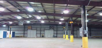 240v Lighting systems New storage facility requested new lighting in commercial building. there was no existing lighting.
Existing Gas units were har
