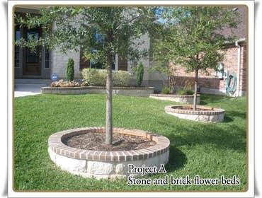 flagstone patio and fire pit masonry patio