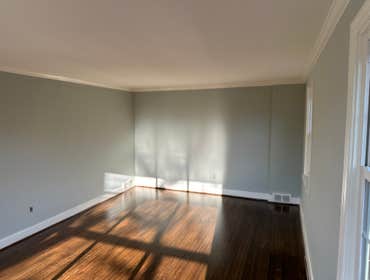 Photos by McEvoy Painting #1 Repaired damaged walls and trim after a move in. Repaint ceilings walls and woodwork