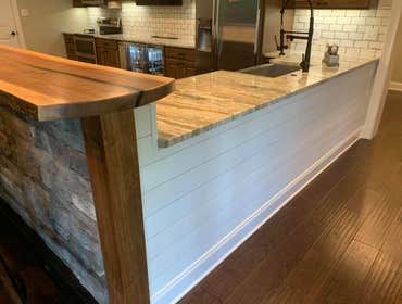 Basement Bar and Kitchen
