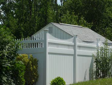 Privacy and picket fence