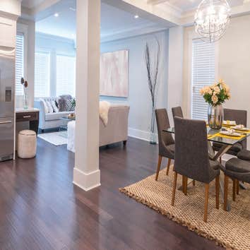 October 2017 - Who doesn't love wood? Solid oak flooring works great for modern, and traditional style homes.
