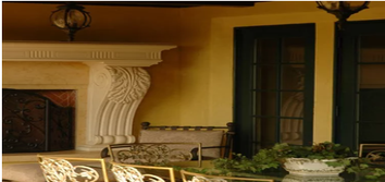 Transformation from a California ranch house to a Tuscan villa