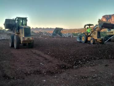DC Ranch- Lot 1952 Mountainside Excavation on new build in Scottsdale