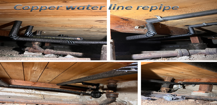 Copper Water Line Repipe