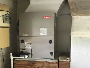 Air Handler install in garage