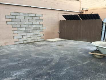 Block wall repair