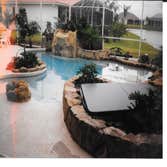 Pool deck completed