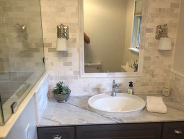 custom bathroom Custom Bathroom remodel. Job almost finished, more photos will be added when job is complete.