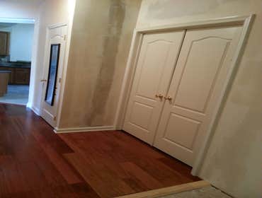 ADA-Compliant (Sewell NJ) Interior remodel:
- Removed closet in laundry room for wheel chair maneuvering.
- Moved the French doors entering th
