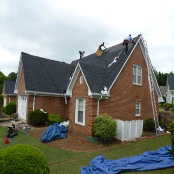 New Roof Remove old shingles and replace