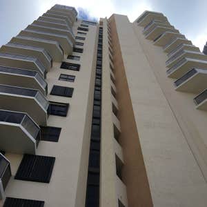 Mar del Plata Condominium Pool Deck Waterproofing, Light Concrete.