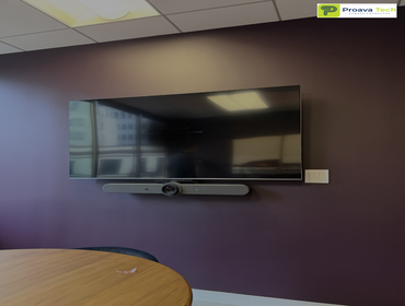 Commercial IT Infrastructure + AV + Enterprise Workspace Systems Complete commercial office technology deployment including structured cabling, enterpr